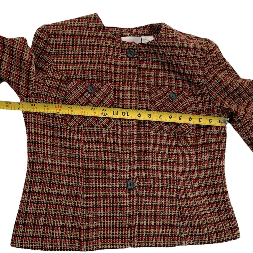 Halmode Petites Button Down Blazer Size 8